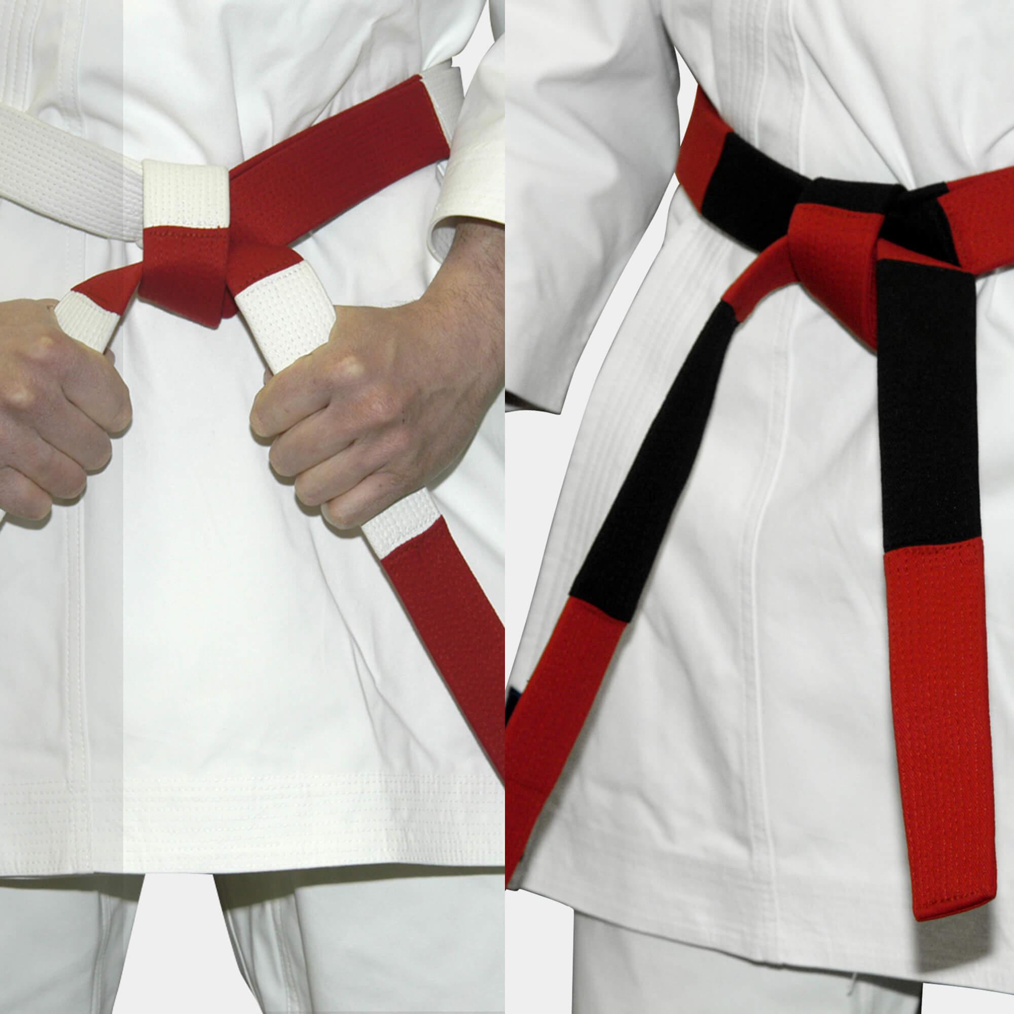 Higher than Black Karate Master Fancy Dress 2x Black & Red Karate Belt 300cm 